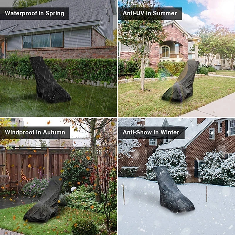 Oxford cloth lawn mower cover UV protection snow blower dust cover waterproof dust