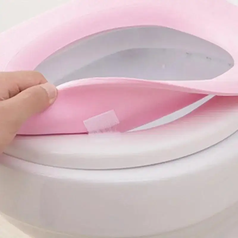 Concise Design 1PC New Toilet Mat Cushion Universal Thicken Waterproof Toilet Pad Foam Plastic Toilet Mat Bathroom Accessories