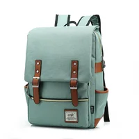 Vintage 16 inch Laptop Backpack Women Canvas Bags Men canvas Travel Leisure Backpacks Retro Casual Bag School Bags For Teenagers 3