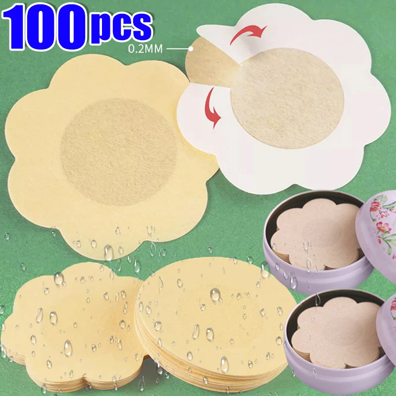 

10/100 шт., тканевые накладки на соски