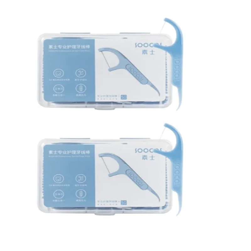 Water Flosser Youpin SOOCAS Professional Dental Flosser Ergonomic Design Food Grade Polymer Fiber Scrape Tongue Coating Clean Teeth Gaps