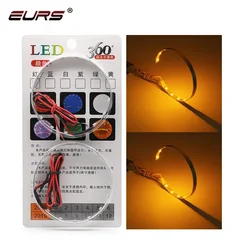 360° LED RGB Bluetooth Devil Demon Eyes with Angel Eye DRL (2pcs Yellow)