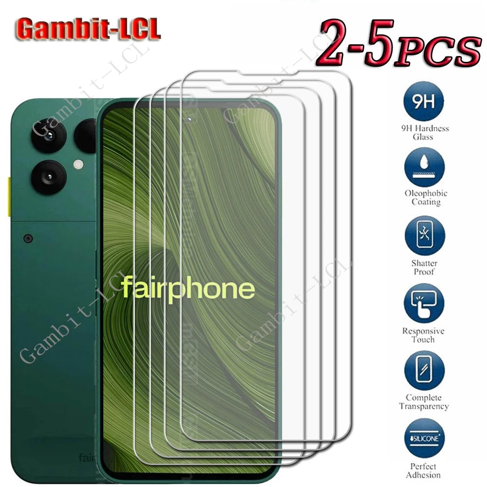 Savvies 3 Stück Panzer Schutz Glas für Fairphone 6 9H Schutzfolie, Glas-Folie, HD Klar, Blasenfrei, Anti-Fingerabdruck, Stoßfest, Displayschutz