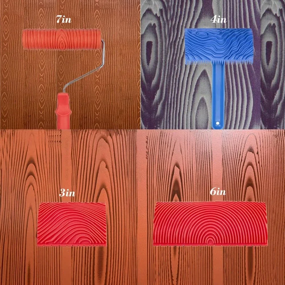 Wood Graining Texture Roller and Brush Set
