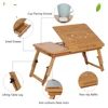 Bed Desk Adjustable Bamboo Rack Shelf Dormitory Bed Lap Desk Portable Book Reading Tray Stand Bed Lap Desk Laptop Bed Desk 6