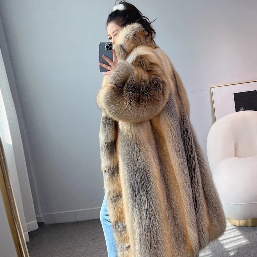 Golden Isle Fox Fur Coat - Women's Fur Coat - Estate Furs