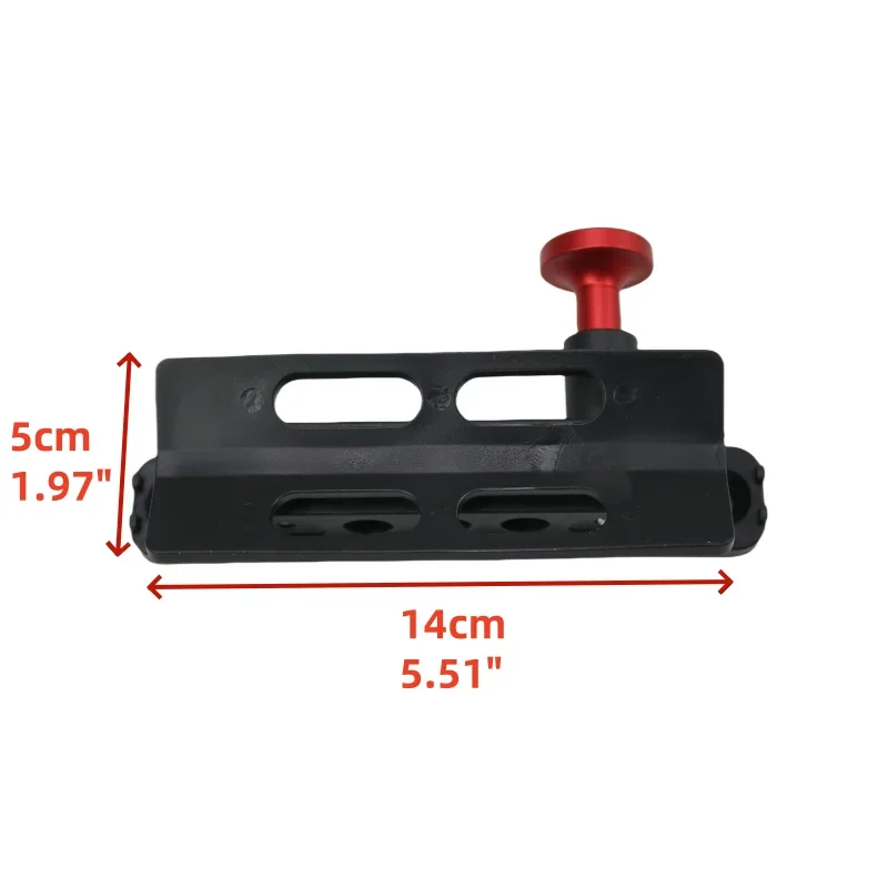 Red Car Moto Extinguisher Mount Bracket Adjustable Fit for Jeep Wrangler Sport/ JK/ Sahara Holder RZR UTV ATV