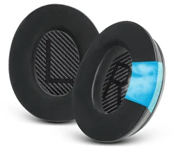 Premium Cooling Gel Ear Pads with Memory Foam for Enhanced Comfort (Cooling Gel Black)