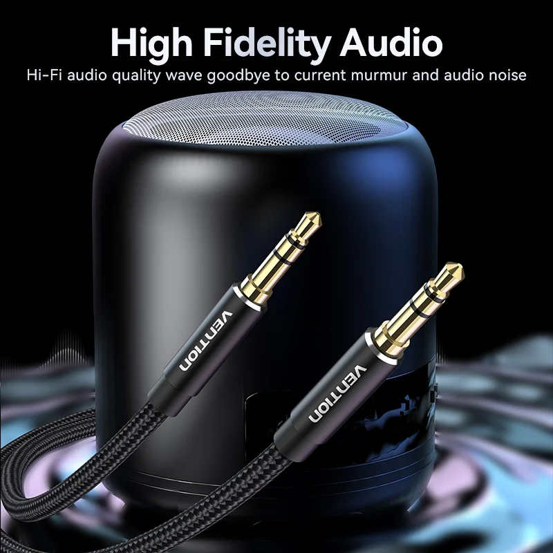 Premium 2m 3.5mm Male-to-Male Audio Cable for Headphones & Speakers