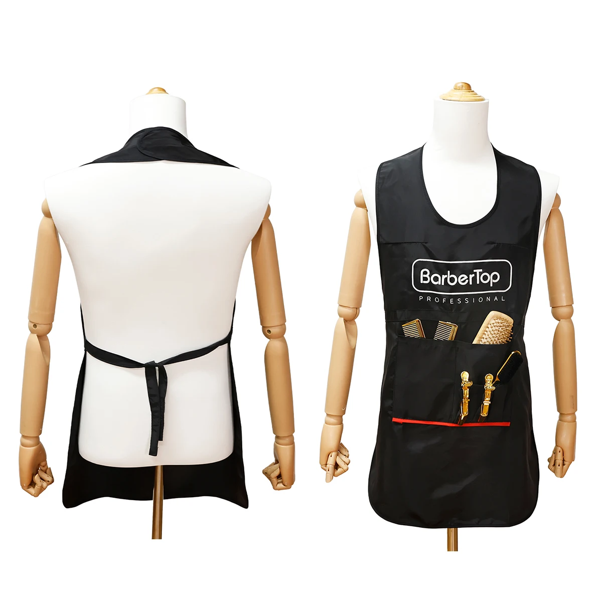 Black Stylist Apron Waterproof Hairdressing Coloring Shampoo Haircuts Cloth Wrap Hair Salon Tool 2