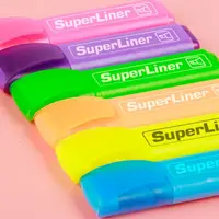 4/6 Colors Colorful Highlighters Art Markers Oblique Drawing Fluorescent Pen Markers Flat Shape School Office Supplies 2