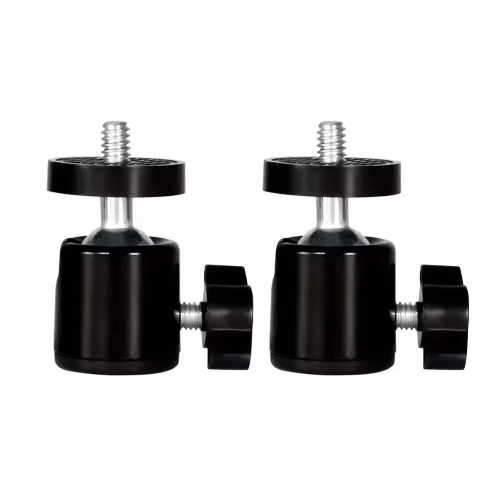 Mini Ball Head Screw Tripod Mount with Swivel Adjustment for Cameras and Accessories