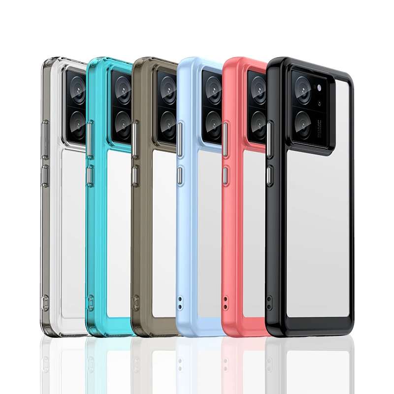 Per Xiaomi 13T Pro Cover Case Per Xiaomi 13T Pro Coque Funda Custodia Protettiva Traslucida Rigida Per Telefono Xiaomi 13T 12T 13 Pro
