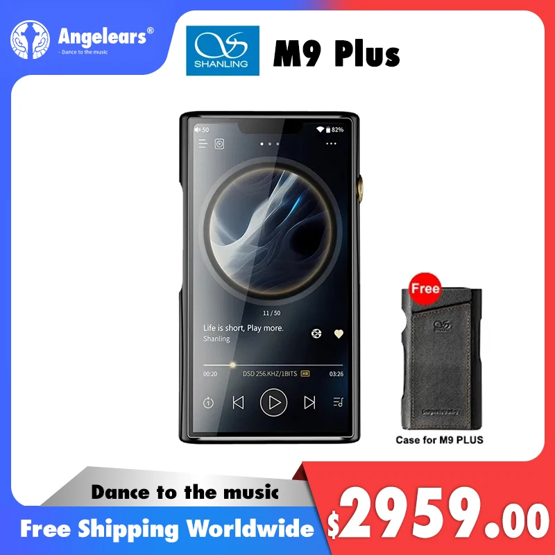 

SHANLING M9 PLUS High-End Flagship Android Portable Music Player Quad AK4499EX Dual AK4191 DAC chips Hi-Res PCM1536 DSD1024