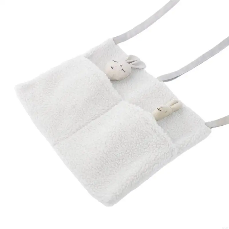 581F 기저귀 및 소형 품목을 위한 공간 절약형 용 침대 보관 가방 정리용 파우치