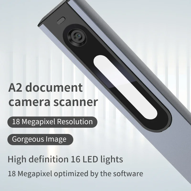 새로운 A2 대형 디지털 문서 스캐너 8K 20MP 터치스크린 USB HDMI 지원 OEM 페이지 넘김 기능 고해상도