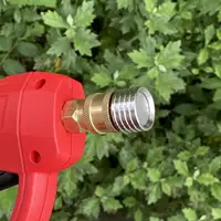 High Pressure Wash Water Gun Garden Watering Shower Tool Sprayer Nozzle Adaptor Stainless Steel 2