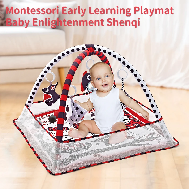 Baby Play Mat Activity Play Mat Play Mat Baby Tummy Time Toys Baby Play Gym Play Mat Tummy Time Activity Game Pad for 0-36 Months Newborns