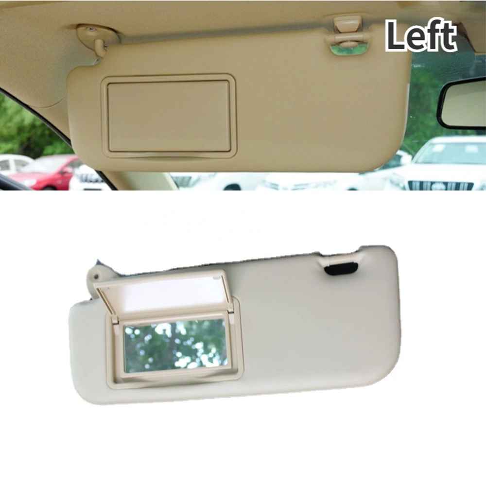 

1pc Car Front Left Right Modified Sun Visor Sun Shield Plate with Mirror for Toyota Corolla 2014-2019