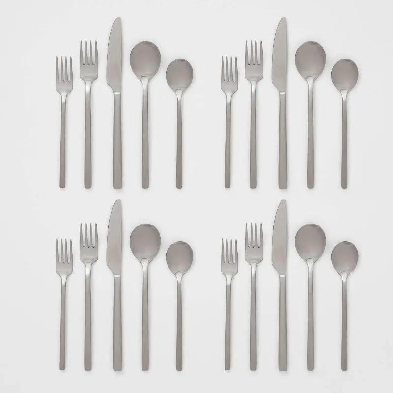 

20pack Flatware Set Silver