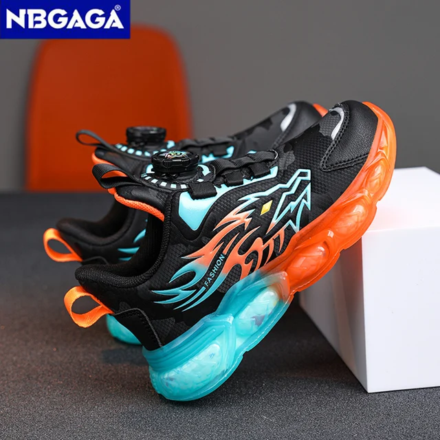 Boys Dragon Pattern Sneakers 2