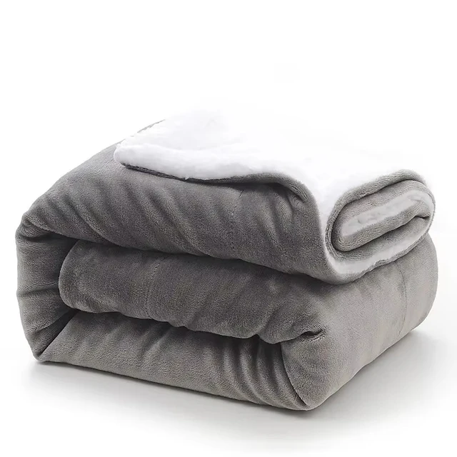 Large Sherpa Fleece Blanket – Double Thick Soft & Warm Throw for Bed or Sofa 6