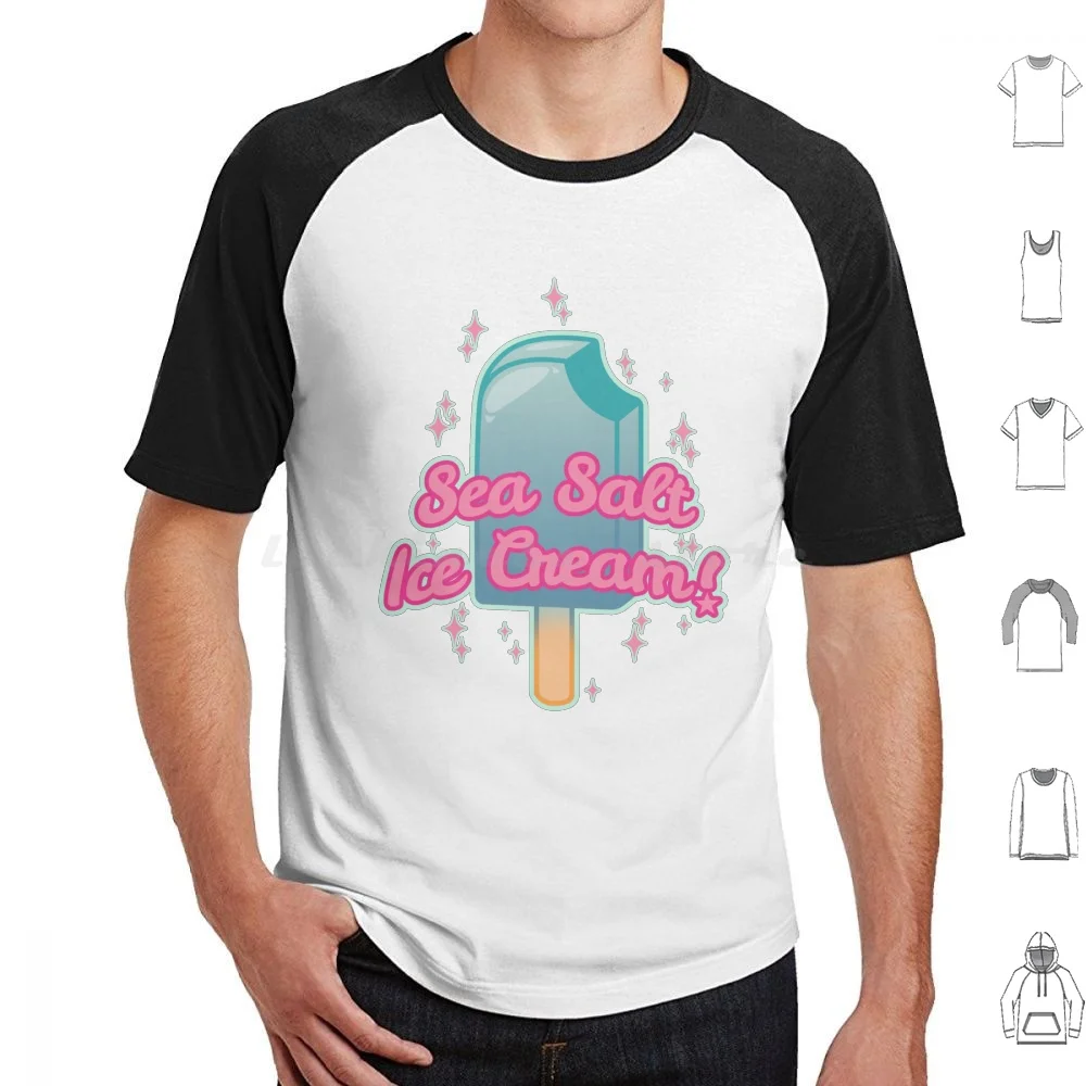Gelato Al Sale Marino!-Maglietta Rosa Cotone Uomo Donna Stampa Fai Da Te Kingdom Hearts Sale Marino Gelato Gaming Roxas Giochi Gelato