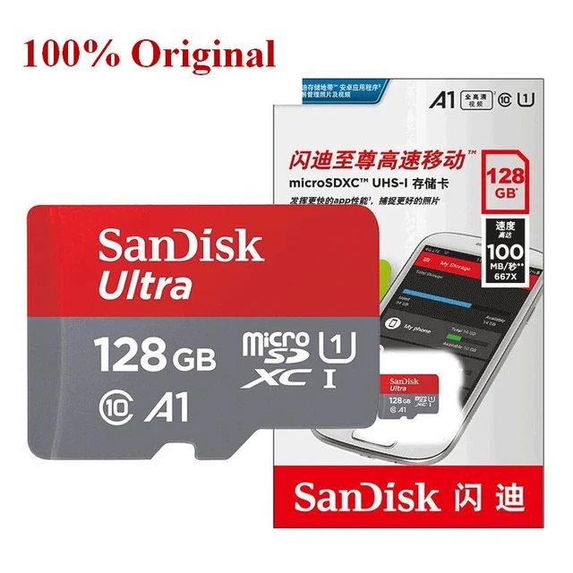 SanDisk Micro SD Card 32GB 64GB memory card Class10 TF Card 100% Original  tf 128GB 256GB Max 512GB 1TB for smartphone and tablet - AliExpress