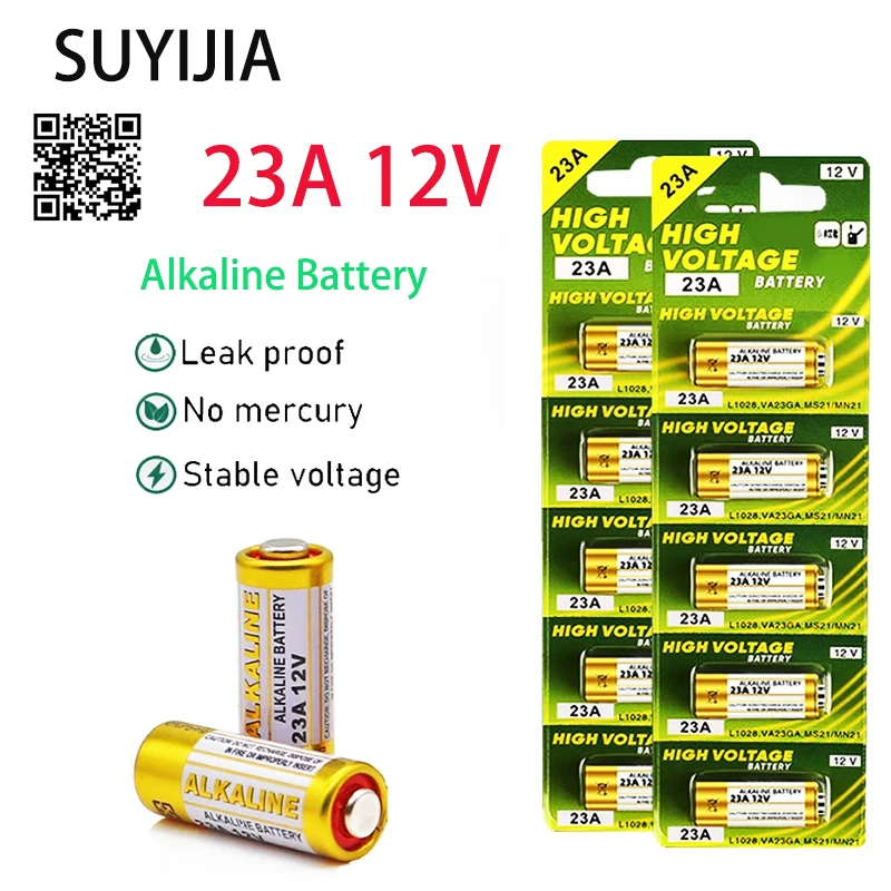

Щелочная батарея L1028 21/23 A23 E23A K23A V23GA GP23A RV08 LRV08 для игрушек с дистанционным управлением, 12 В, 55 мАч