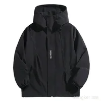Big size Outdoor Charge Coat Men Spring and Autumn Plus Size  Waterproof Windproof Jacket 190kg 12xl 11XL coats men 10XL 9XL 2