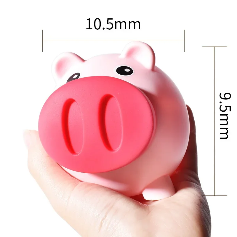 Small Piggy Money Box for Kids Cartoon Pig Money Storage Bank Toys Home Decor Saving Box Children Kid Gifts Piggy Bank
