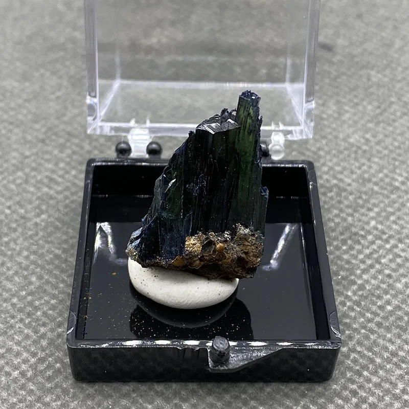 100% natural rare Brazil Vivianite （Blue ironearth） mineral specimen stones and crystals healing crystals quartz +Box 3.5c'm