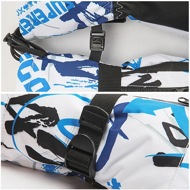 Winter Warm Snowboarding Ski Gloves Men Women Kids Snow Mittens Waterproof Skiing Snowmobile Handschoemen Air+ XS S M L XL 5