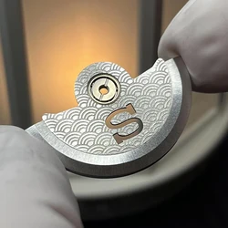 Customized Oscillating Weight Mod Metal Rotors for Skeleton Automatic Watches (Silver)