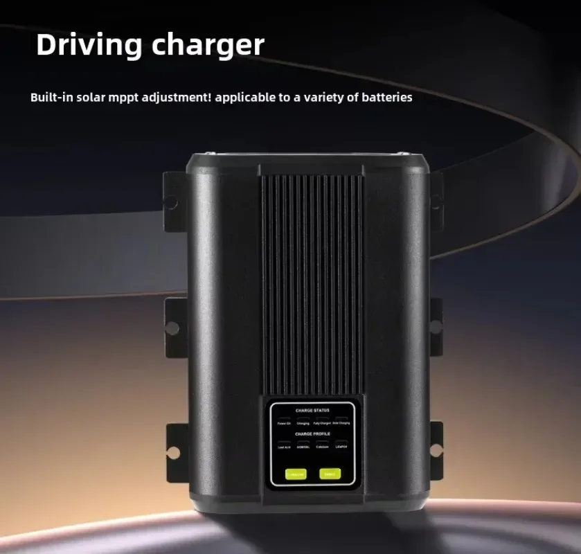 Solar Battery Charger, 60A 750W, DC Charger, Suitable for RVs and Off-road Vehicles,Supports dual line charging,MPPT Adjustment