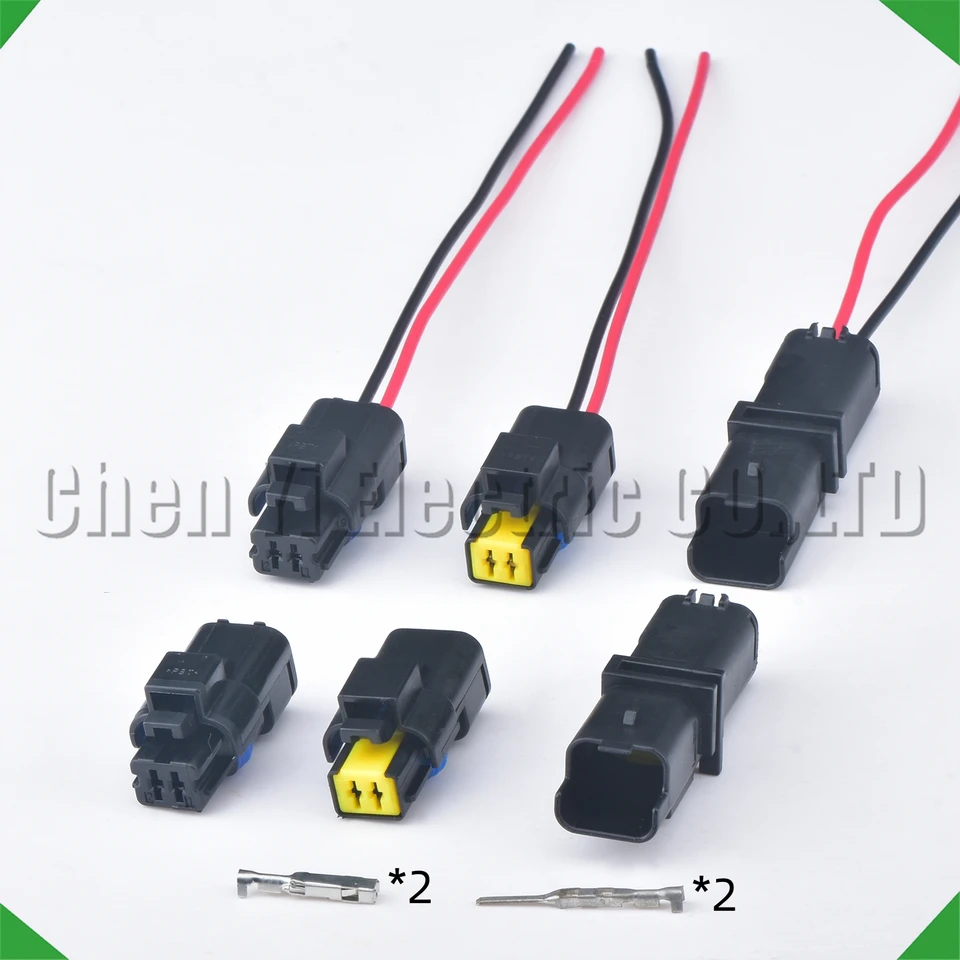 Conector Impermeable De 2 Pines Para Sensor De Temperatura O Válvula Solenoide – Compatible Con Faro 211PC022S0149 Y Otros | Enchufe Hembra