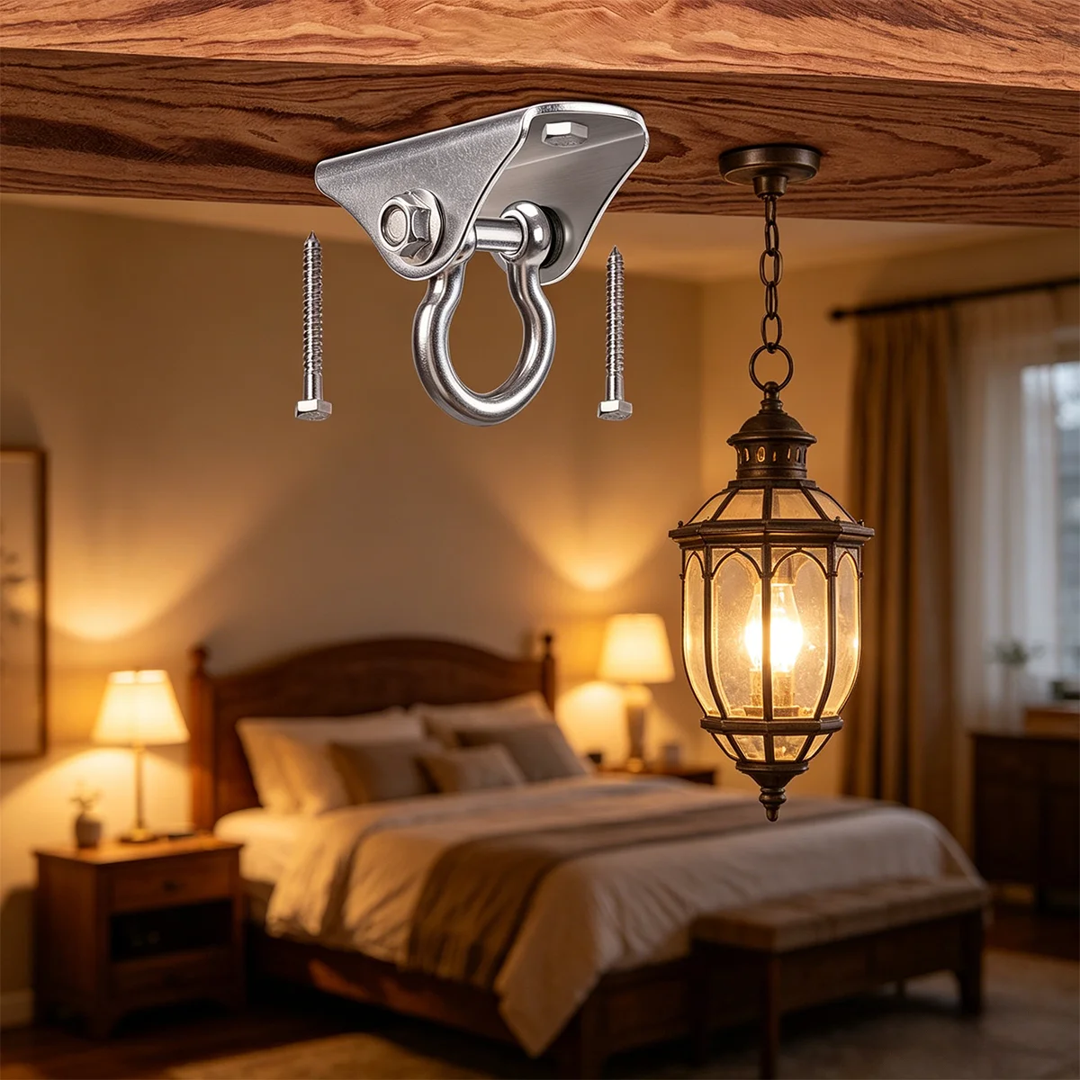 Durable Rotating Stainless Steel Hanging Hooks