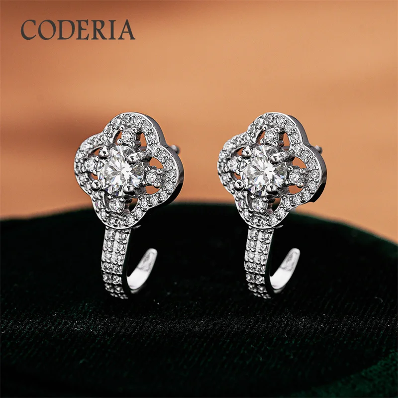 18 karaat rose gouden oorbellen met diamanten kopen? Oorbellen