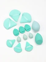 High-Energy 14-Piece Set,3 Loose Powder Puffs & 3 Mini Loose Powder Puffs & 2 Large Makeup Sponges & 3 Mini Makeup 2