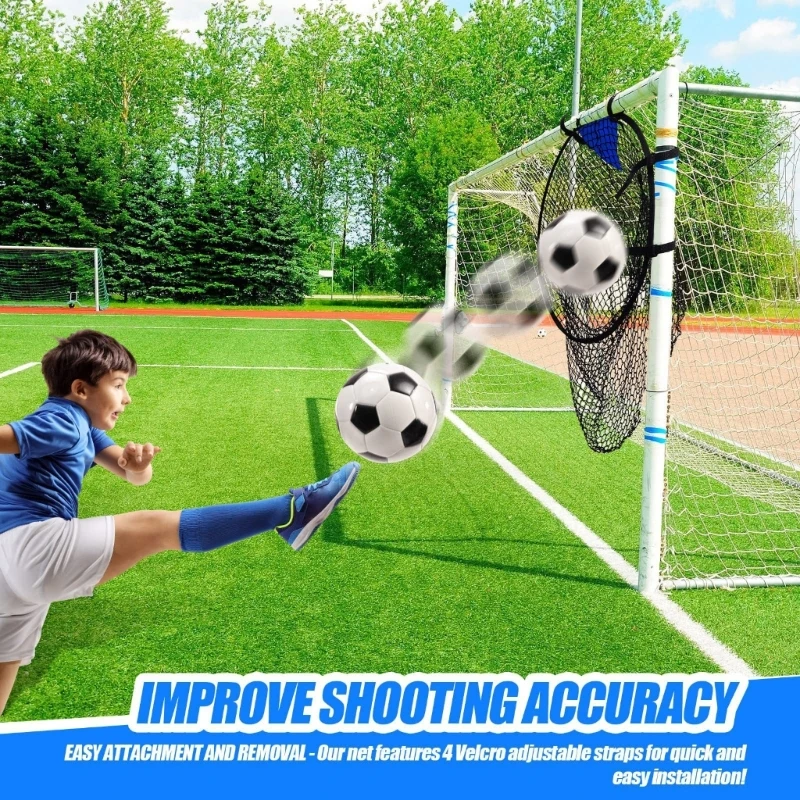 

Soccer Targets Goal Net Top Bins Foldable Soccer Targets Net Football Training Targets Net Training Equipment