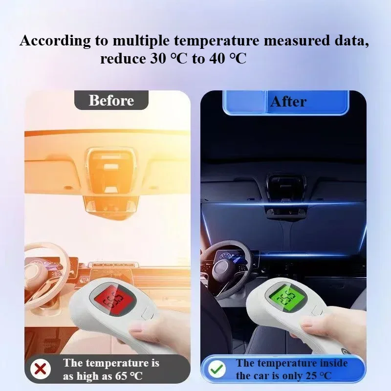 Car Windshield Sunshades Cover For Ford Focus 3 4 ST Fiesta Fusion Kuga Ecosport Mondeo MK3 MK4 Car Front Window Sun Shade