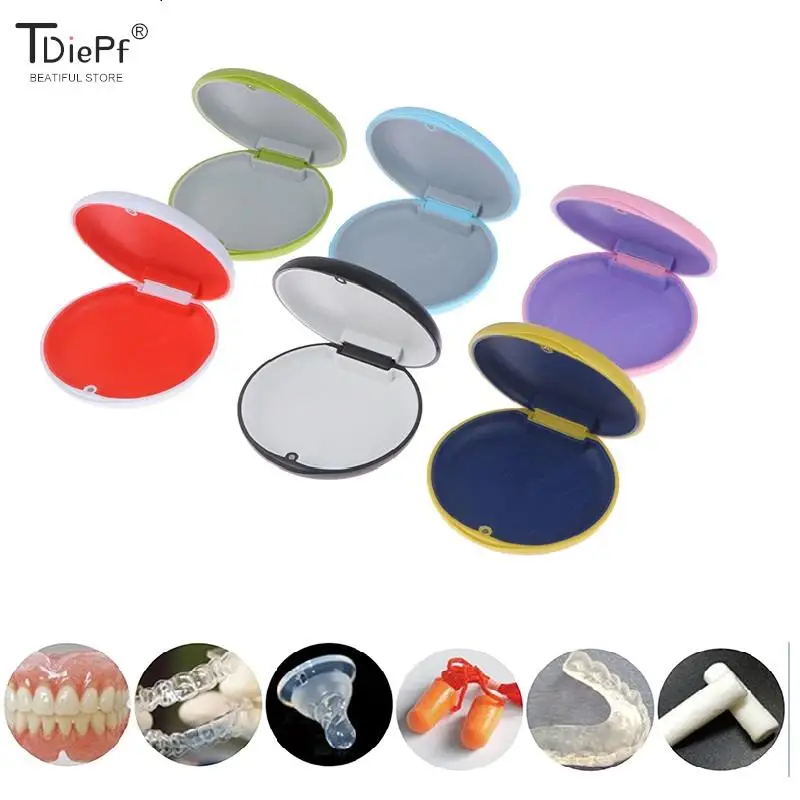 

Высококачественный ортодонтический контейнер для хранения зубных скоб, невидимый контейнер для чистки зубных протезов, портативный ремень для хранения зубов