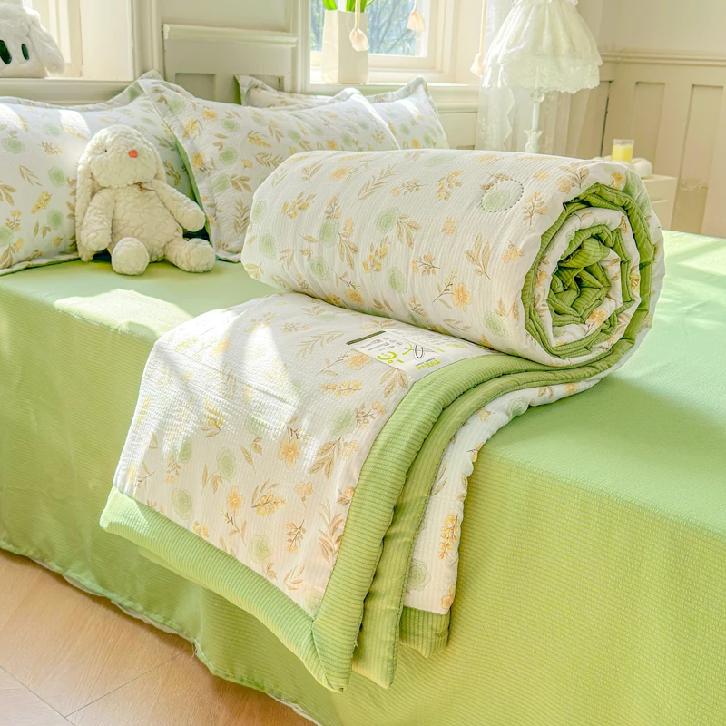 Seersucker ���� ������ ��Ʈ ��Ʈ �л� ����� �� ��� �淮 �� ���ִ� �̺� Ŀ�� ħ��