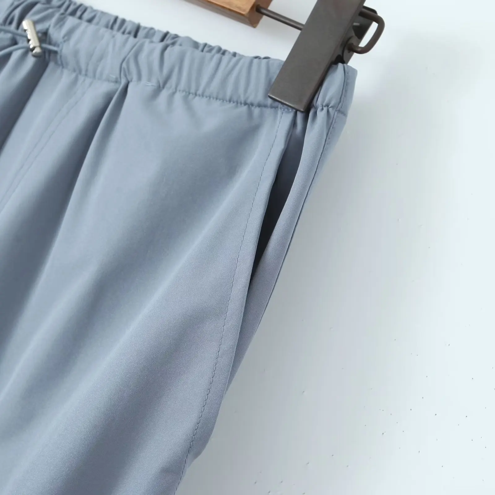 Withered Ins Fashion Blogger Vintage Loose Harem Pants Women Solid Casual Trousers