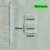 40/80/160 Sheets Transparent Sticky Notes Self-Adhesive Reading Annotation for Books Notepad Bookmarks Memo Pad Index Tabs 2
