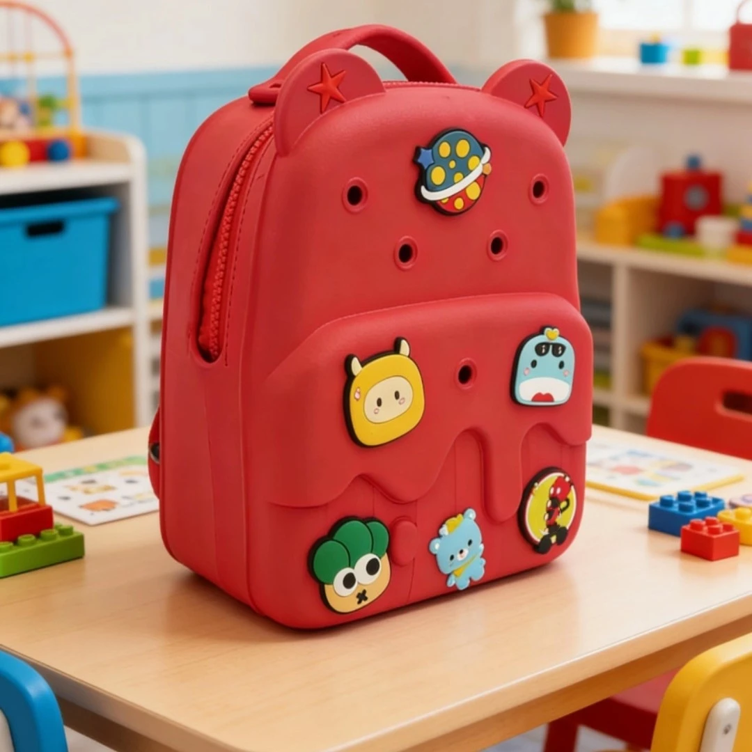 Children's Collage Cartoon DIY Backpack Waterproof EVA Reducing Load Cute Lightweight Schoolbag Babay Kids Bookbag 1