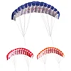 Outdoor Fun Sports Power 1.4m Dual Line Stunt Parafoil Parachute Rainbow Sports Beach Kite For Beginner Good Flying 3