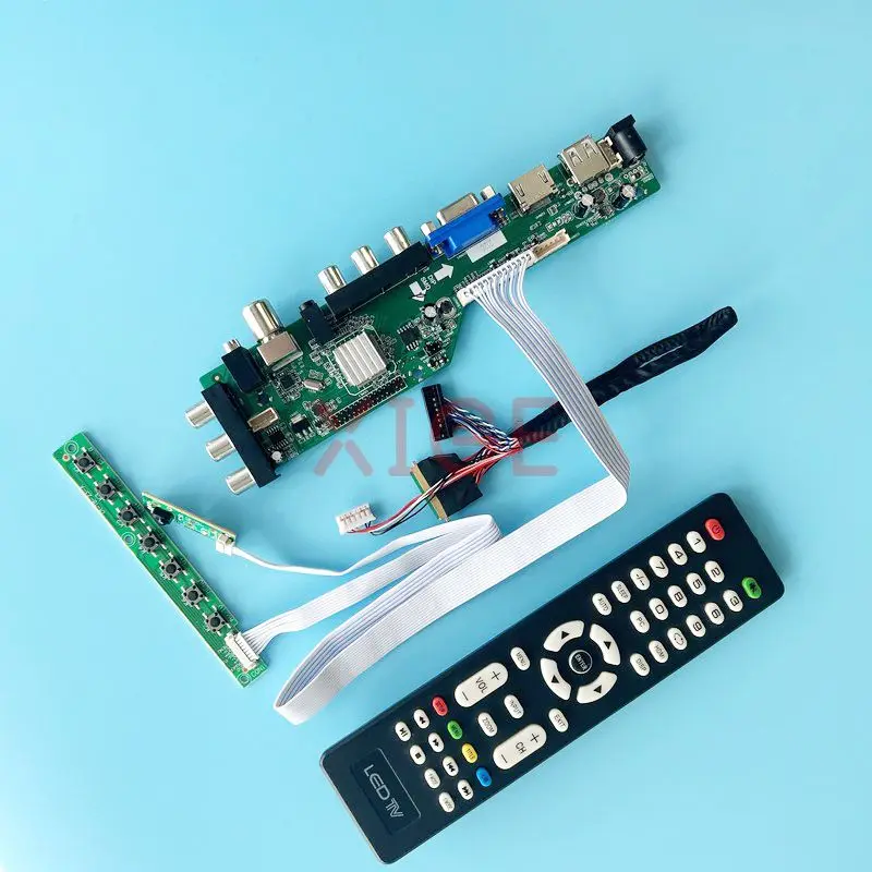 

Fit N116B6 N116BGE Driver Controller Board USB+DHMI+VGA+2AV DVB Digital Signal DIY Kit Laptop Display 1366*768 40-Pin LVDS 11.6"