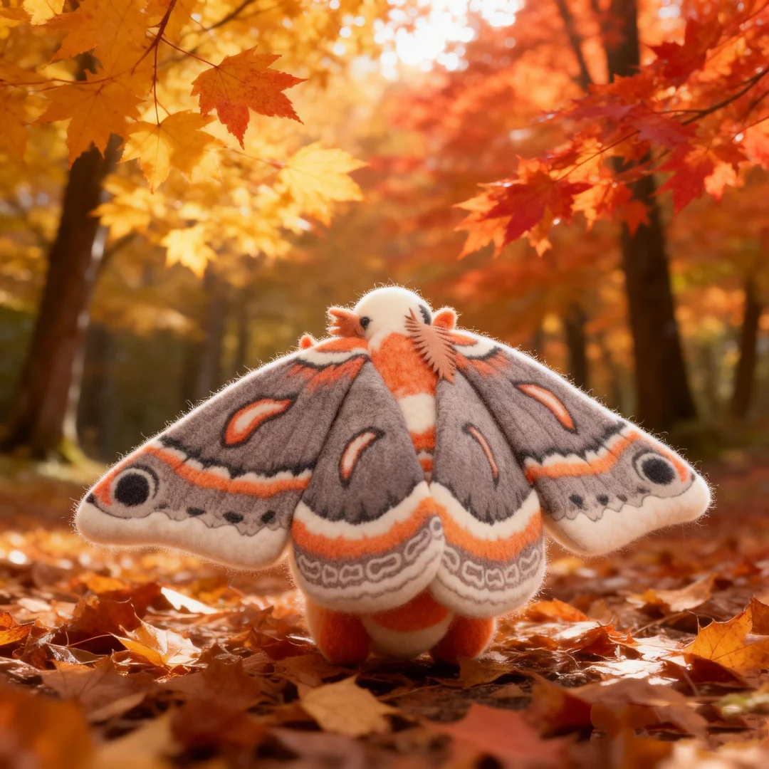 Hyalophora Cecropia Plüschtier, lebensecht, die Cecropia-Motten-Stofftiere, Insektenliebhaber, Kinder, Weihnachtsgeschenke, Heimdekoration