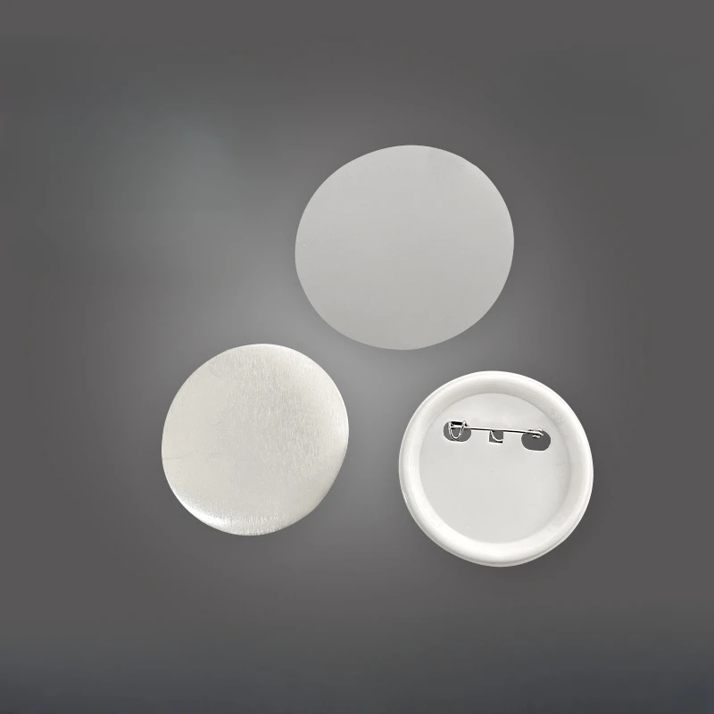 Badge Parts Button Making Supplies Badge Pin 5/10/20pcs 25-75MM Metal Badge Pin Button Maker Parts DIY Blank Badge Button Parts for Art Crafts Making Iron-Base Badges Set